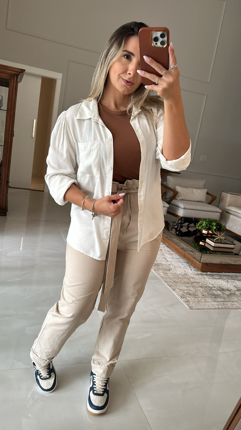 Calça Suri Nude G Daniele Fazan