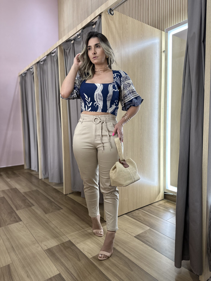 Calça Diana Nude G Daniele Fazan