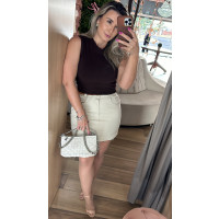 Saia Jeans Lily Nude 40 Daniele Fazan