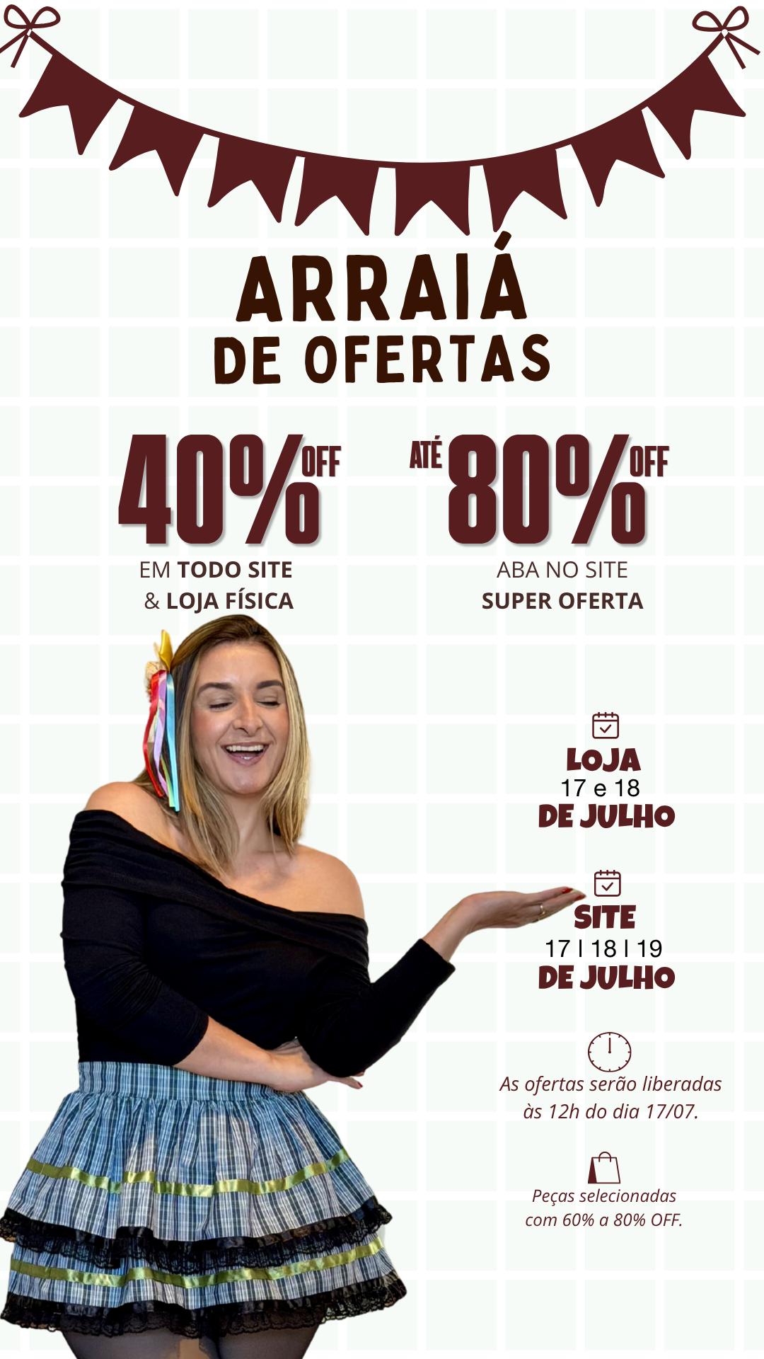 Arraiá de ofertas