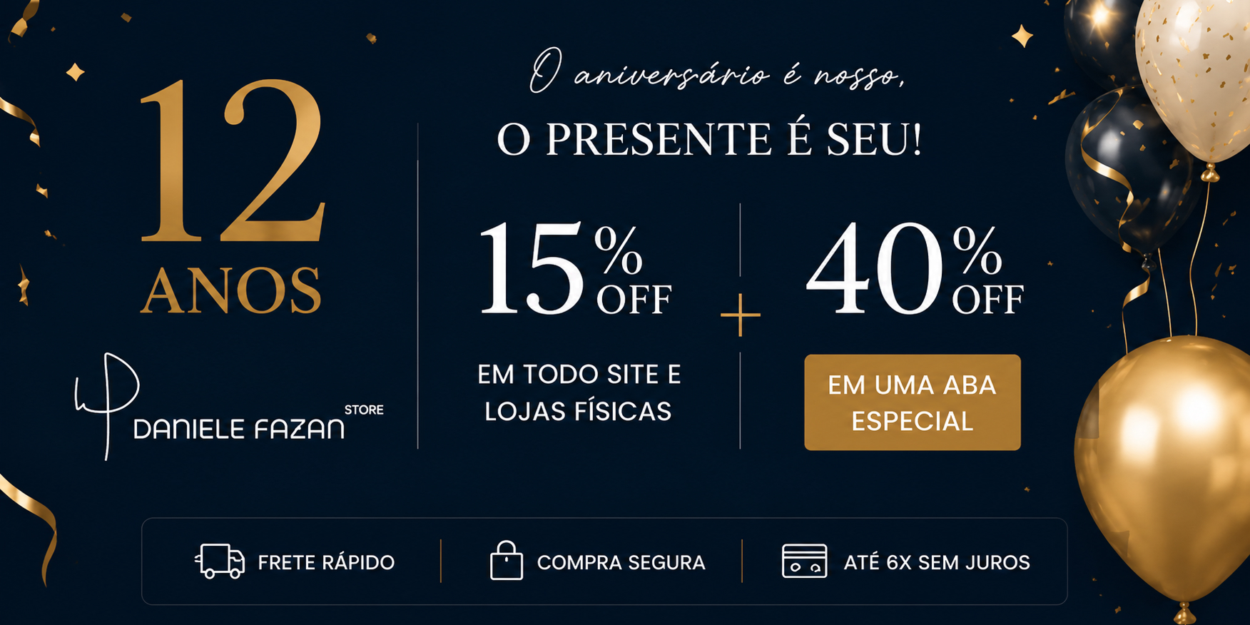 Promoção 12 anos Daniele Fazan