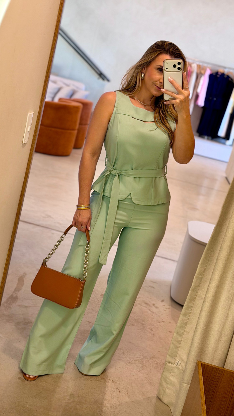 Conjunto Blusa E Calça Isadora 