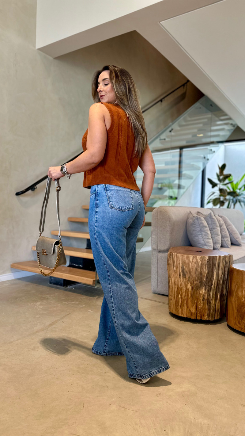 Calça Jeans Reta Barbara