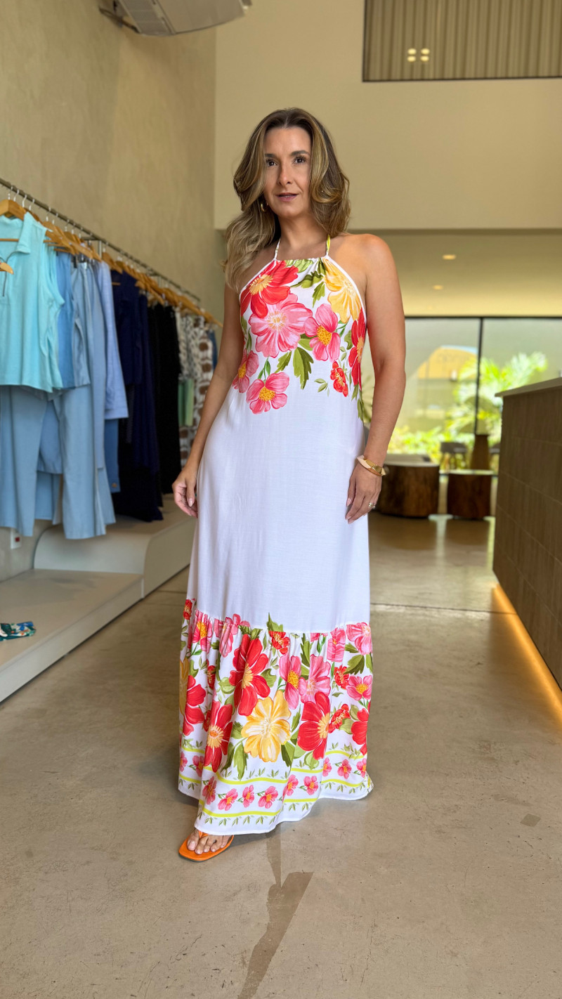 Vestido Longo Frente Única Vivi