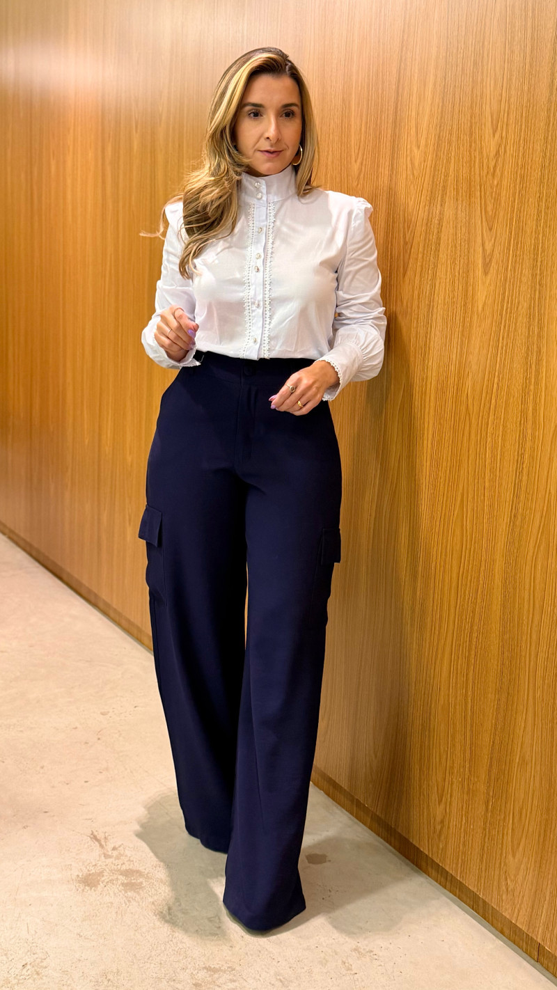 Camisa Tricoline Helen