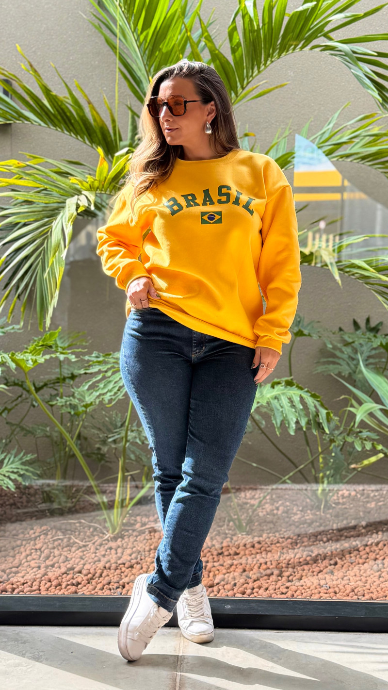 Blusa Moletom Brasil