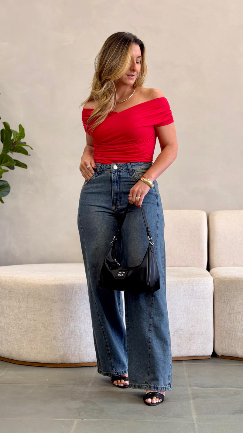 Blusa Ombro A Ombro Melina 