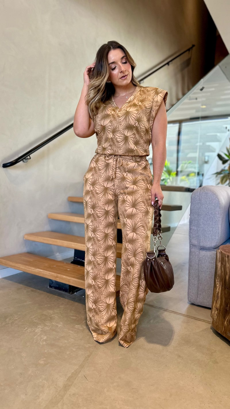 Conjunto Blusa E Calça Debora