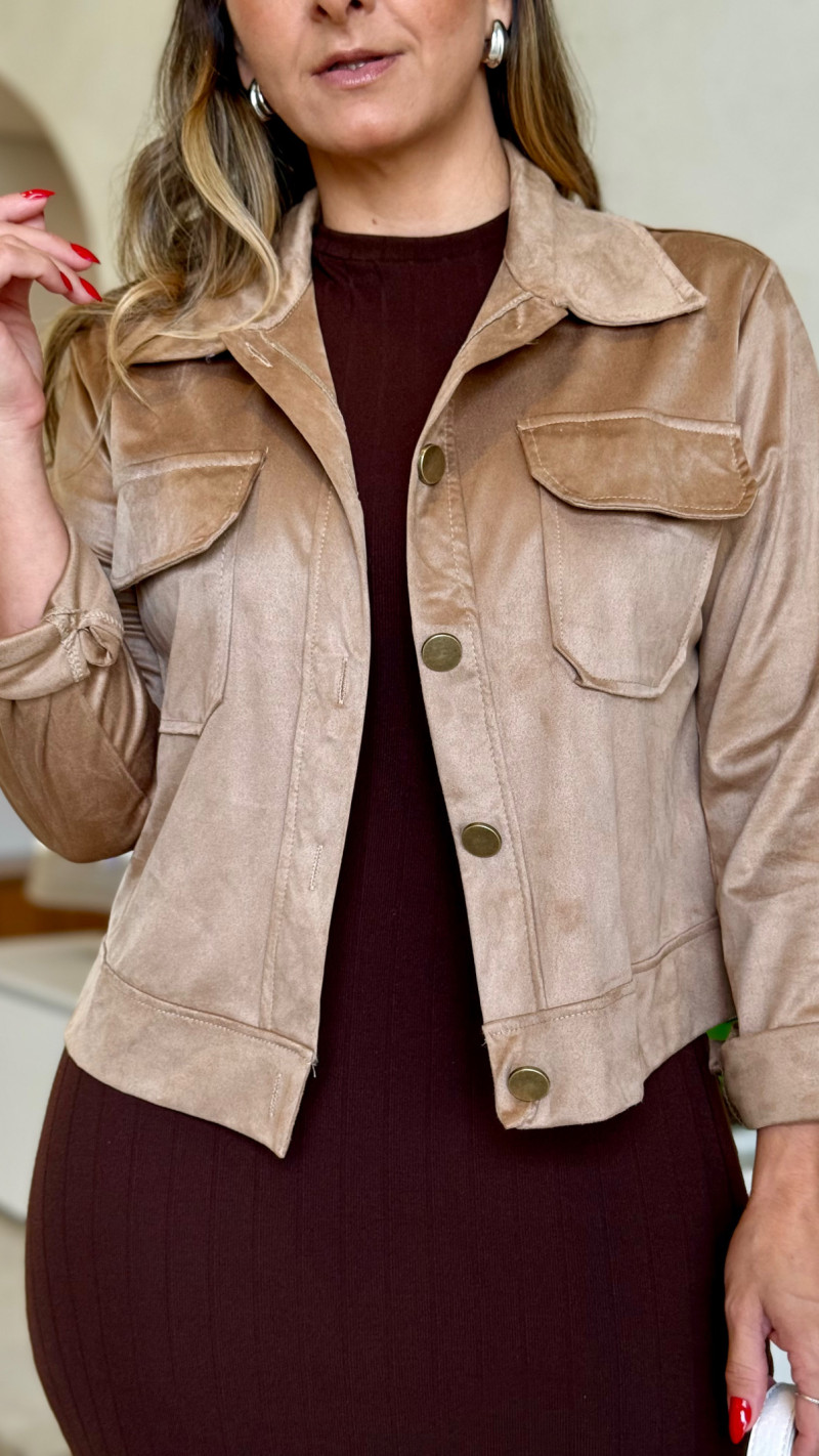 Jaqueta Suede Roberta