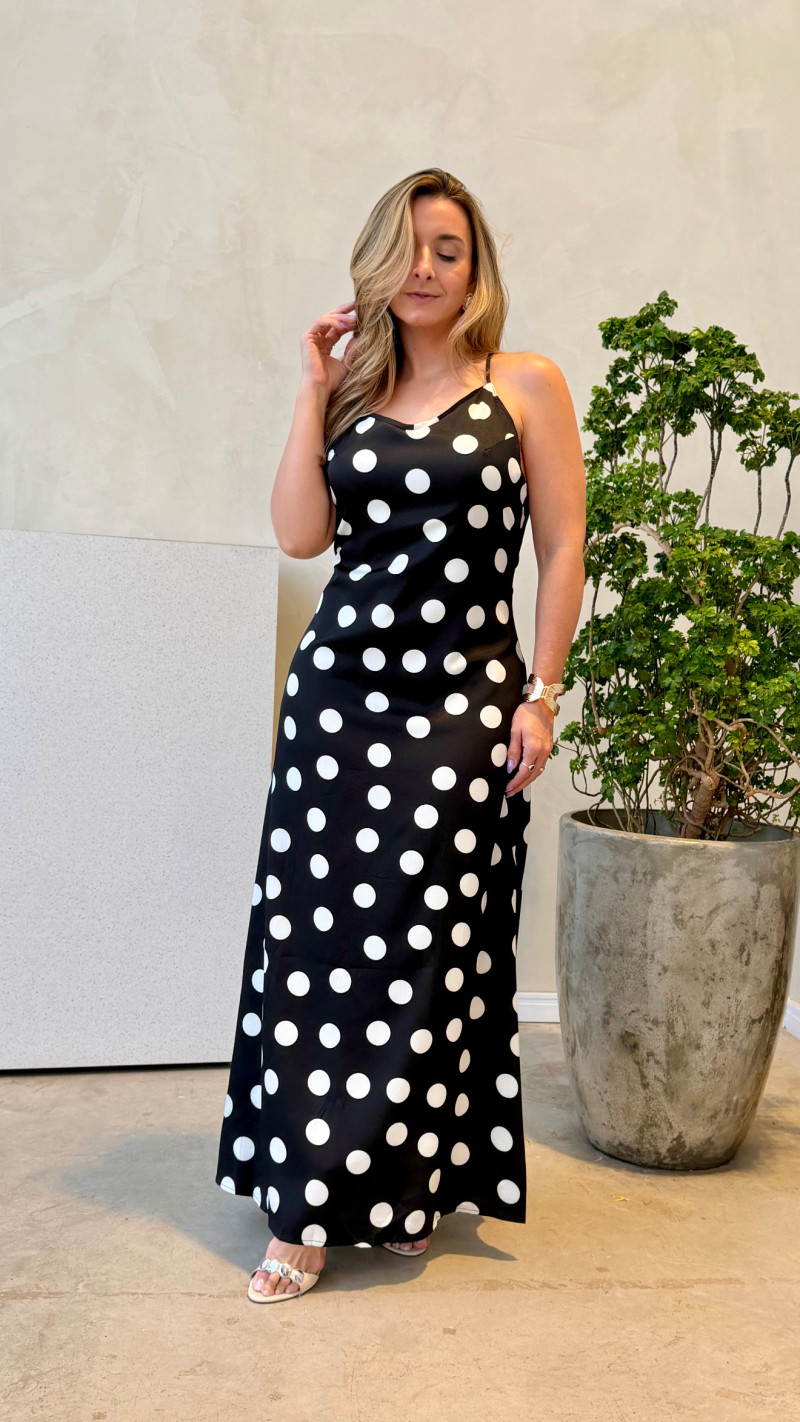 Vestido Poá Ana 
