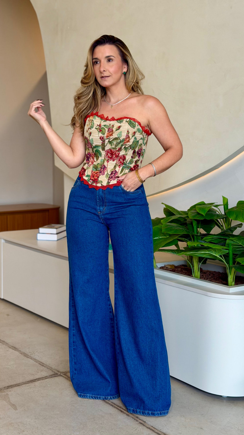 Calça jeans Max Flare Manu