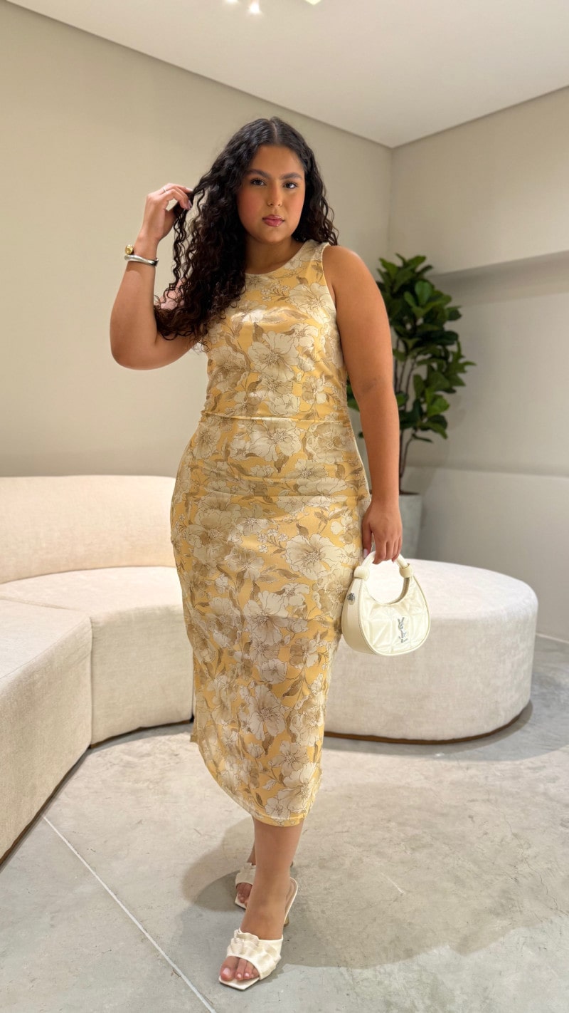 Vestido Midi Tule Deise