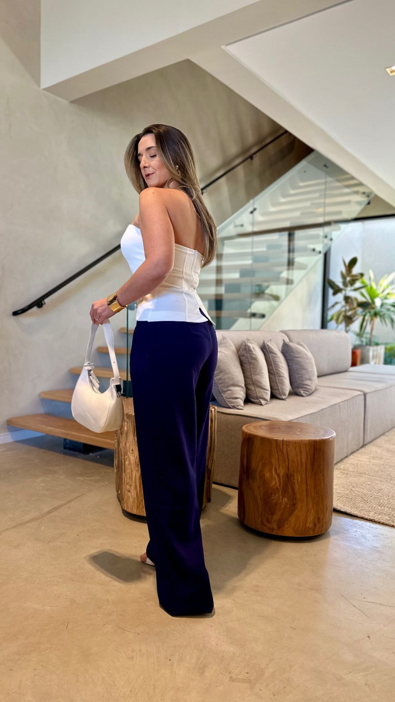 Calça Alfaiataria Pantalona Bruna