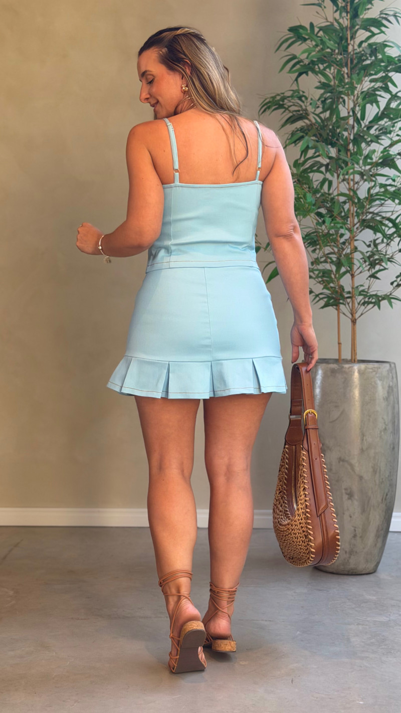 Conjunto Corset e Shortsaia Fátima