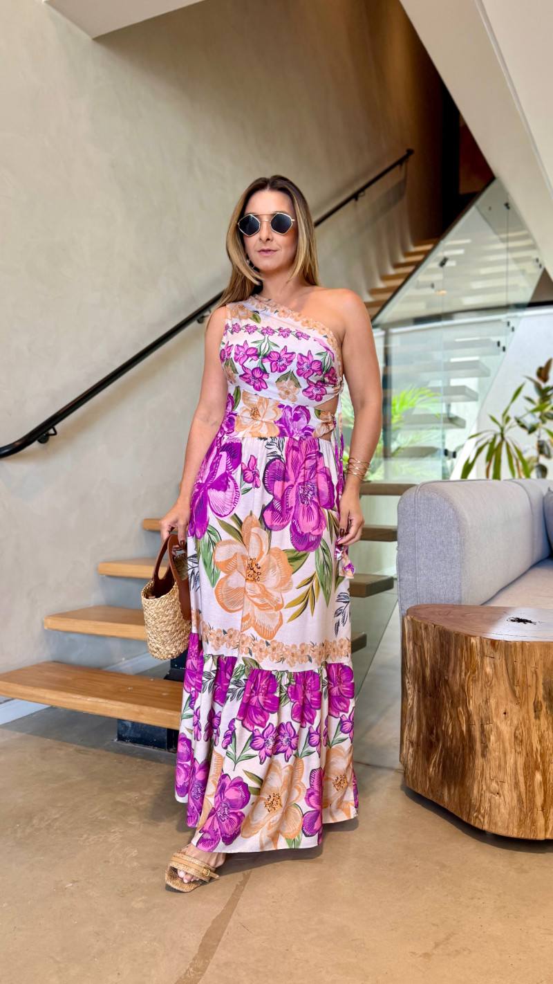 Vestido Longo Nula Manga Teresa