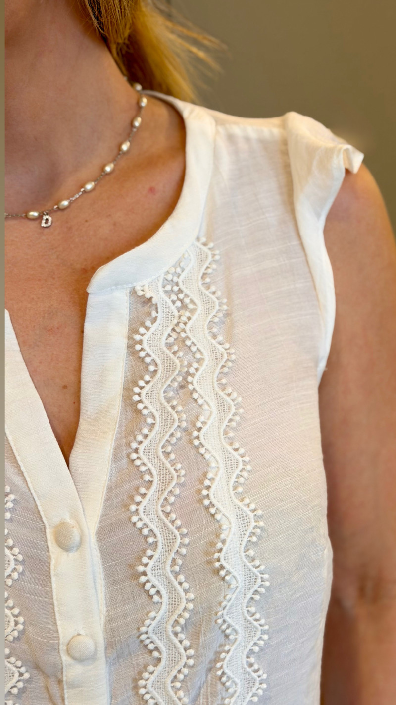 Blusa Detalhe Guipir Lay 