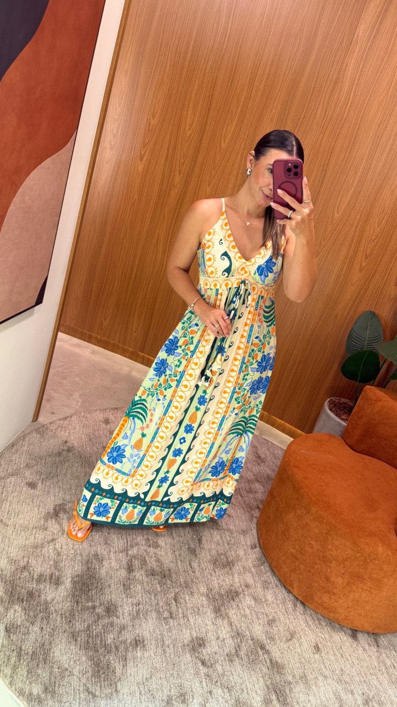 Vestido Longo Alcinha Amanda