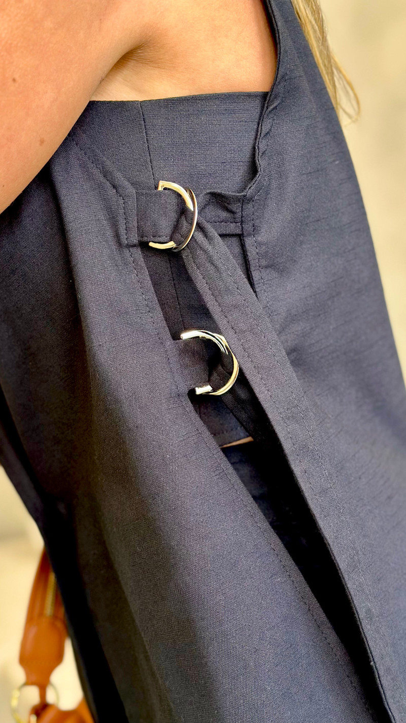 Trio Colete Cropped E Calça Kelly