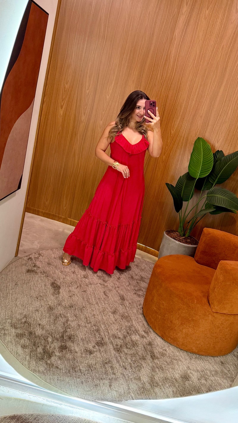 Vestido Longo Alcinha Lorena