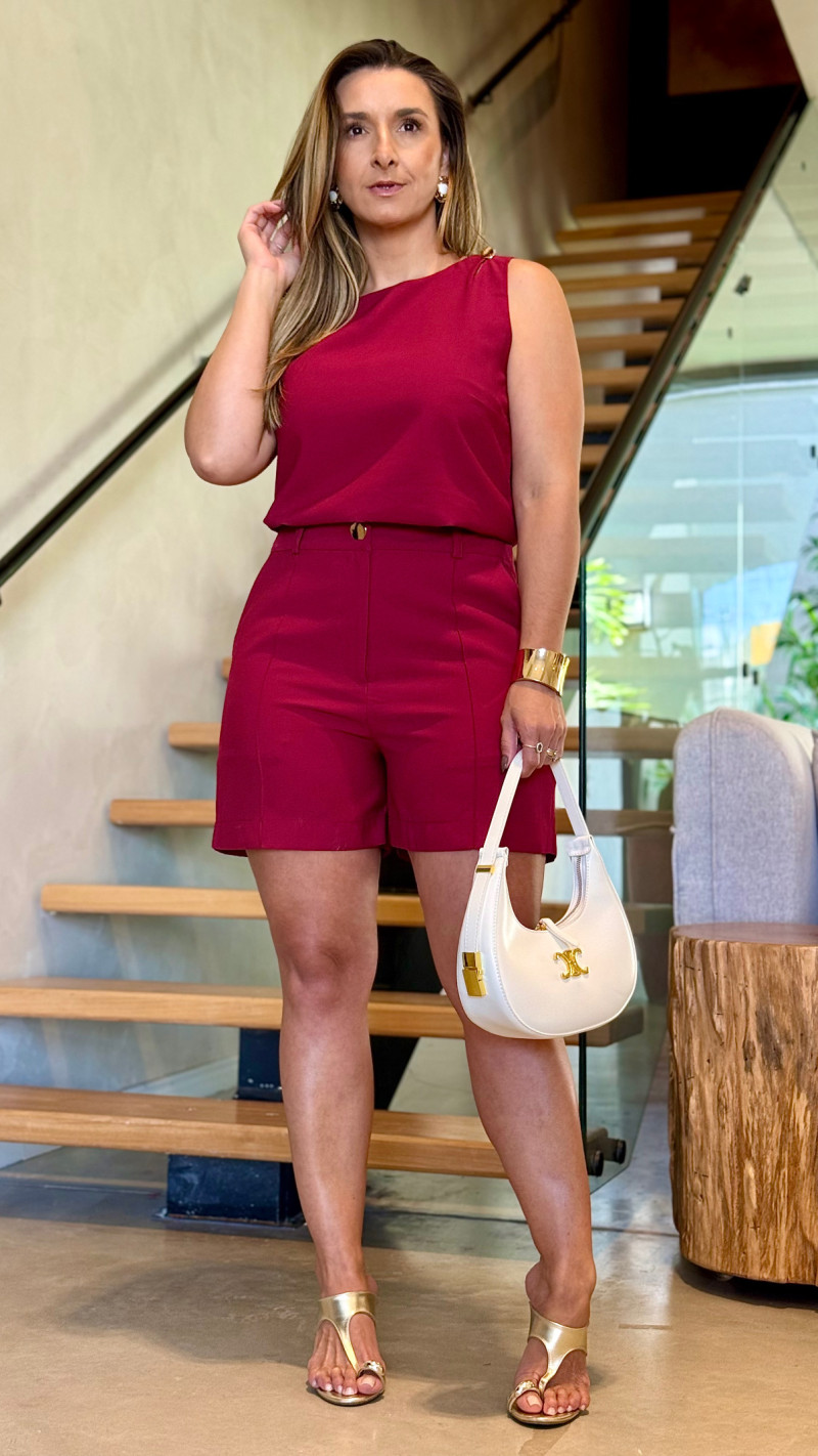 Conjunto Regata e Short Stefani