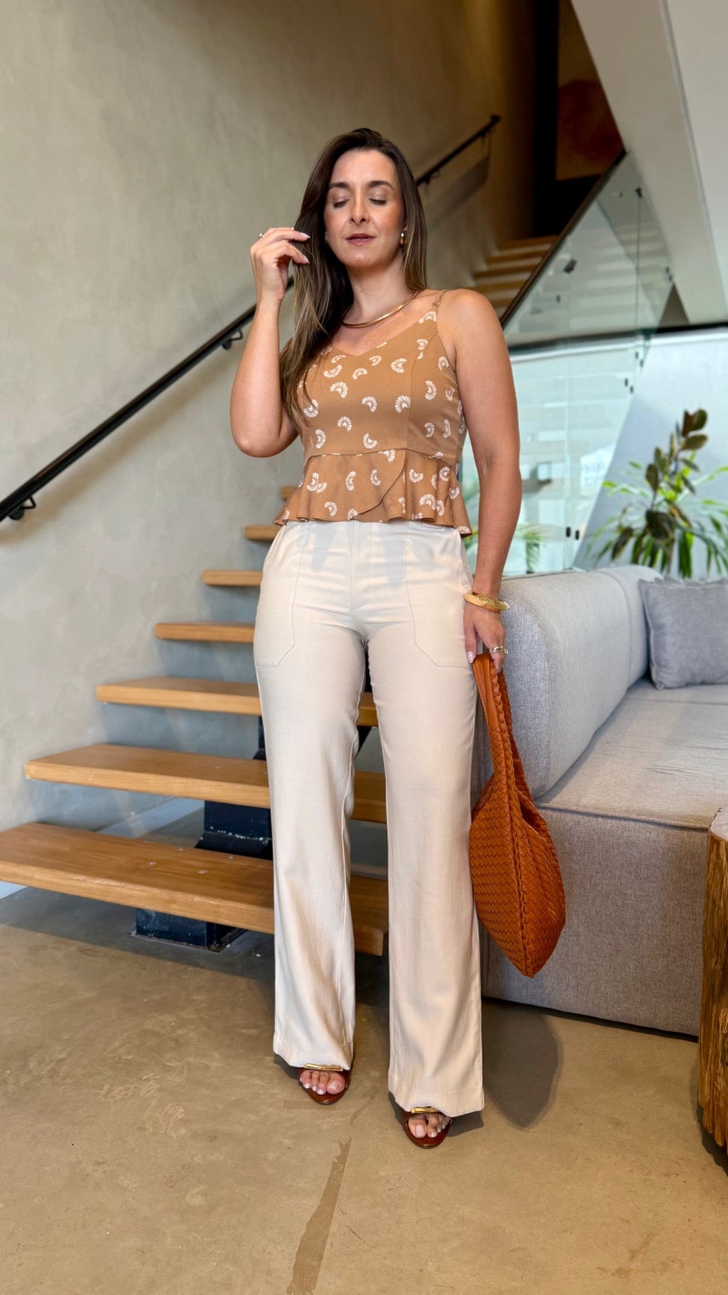 Cropped Peplum Alcinha Isis