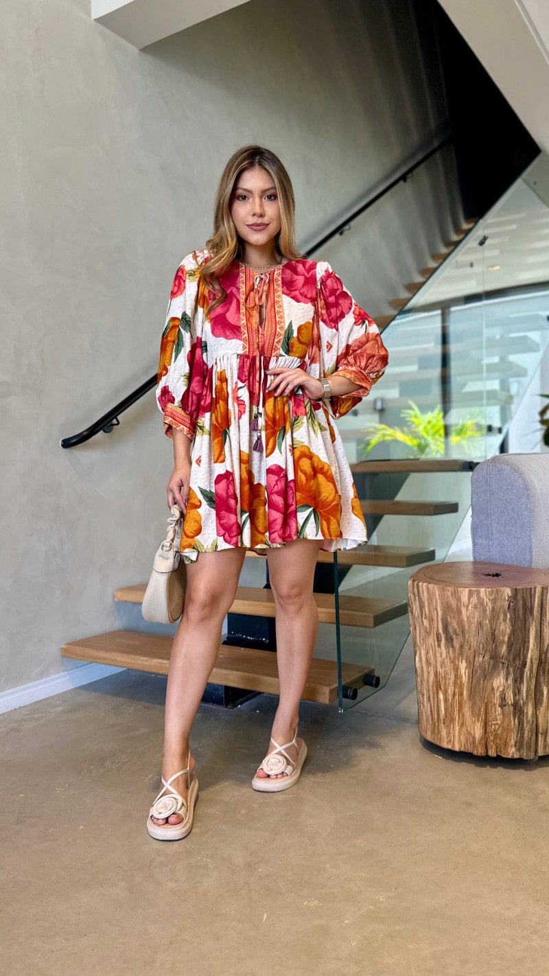 Vestido Curto Boho