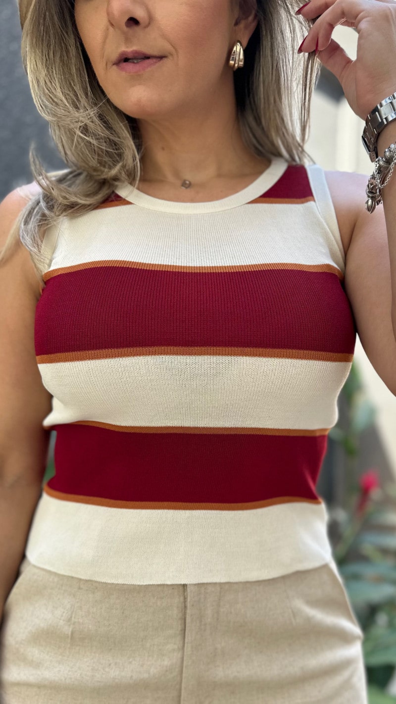 Blusa Básica Canelada Carine