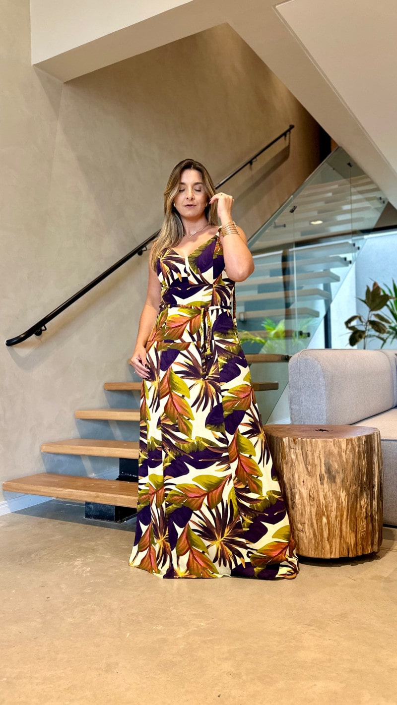 Vestido Alça Longo Carla