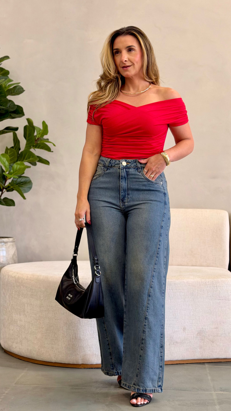 Calça Jeans Reta Nanda 