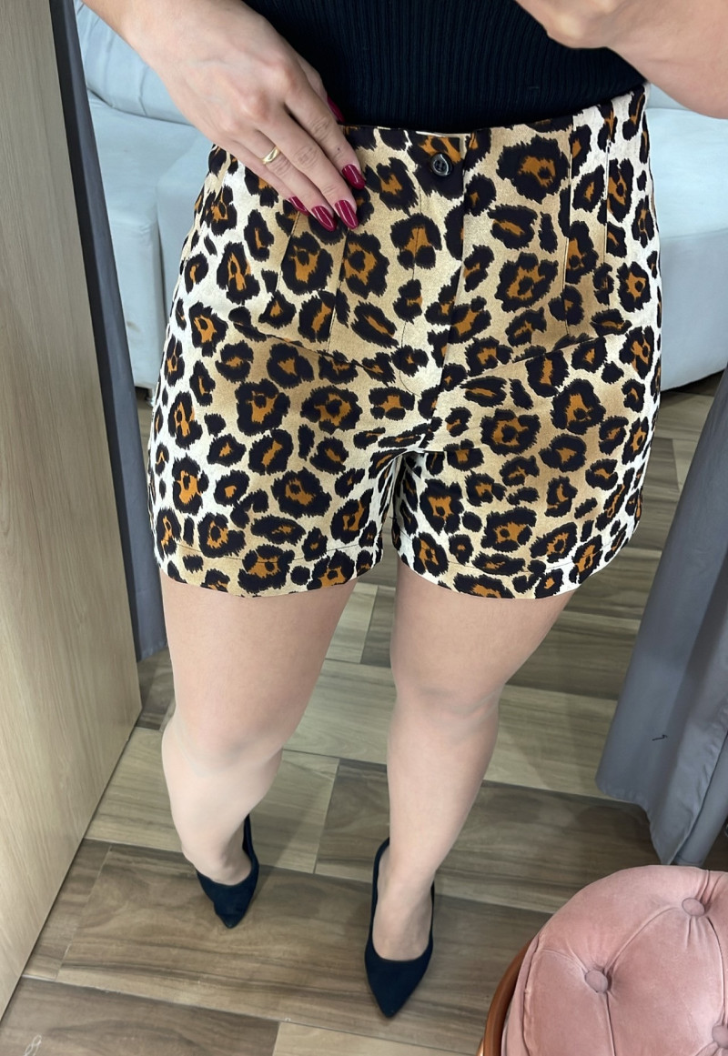 Short Animal Print