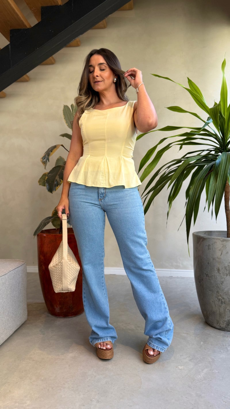 Calça Jeans Reta Cecilia