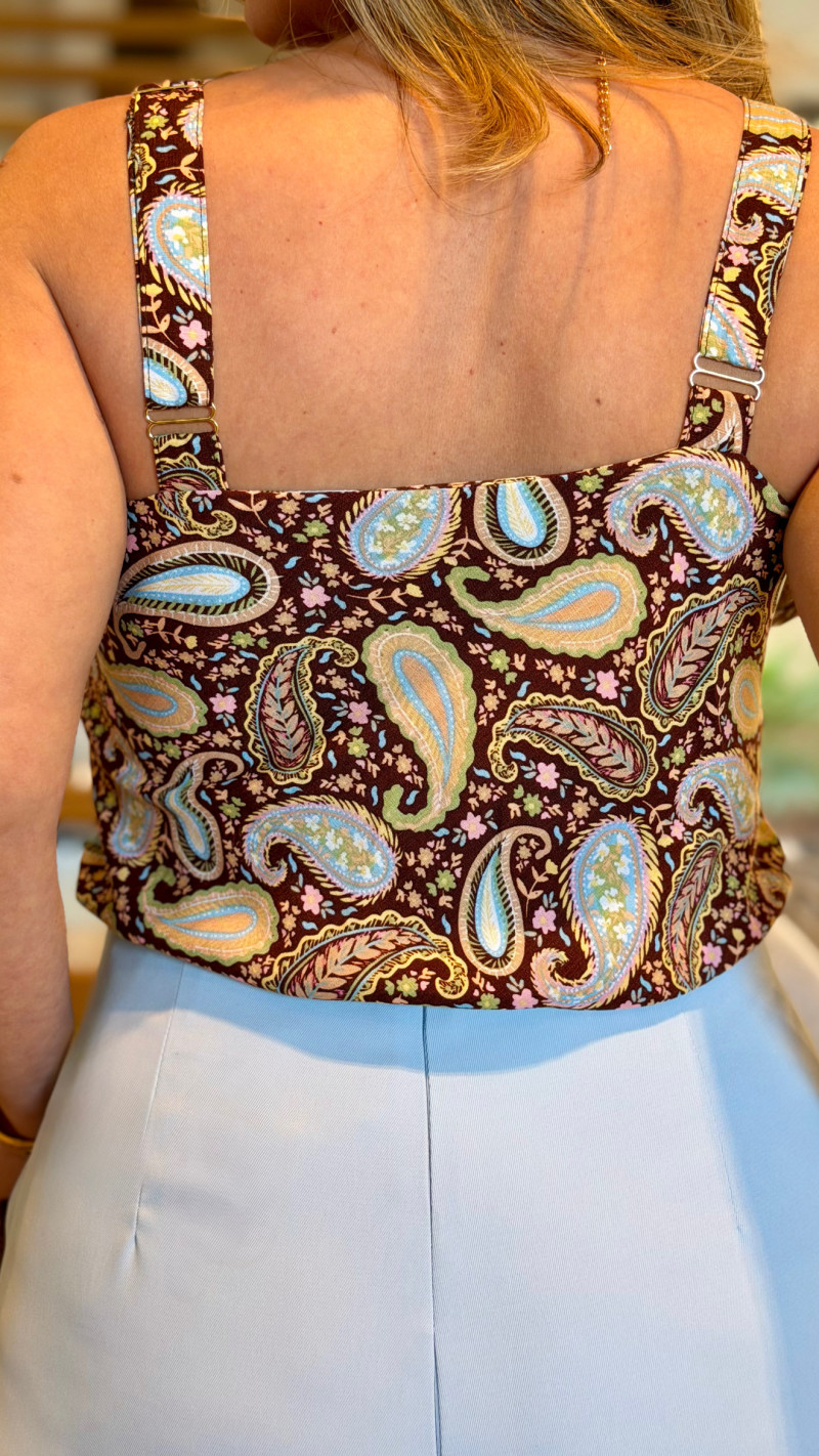 Blusa alça c/ renda Camile 