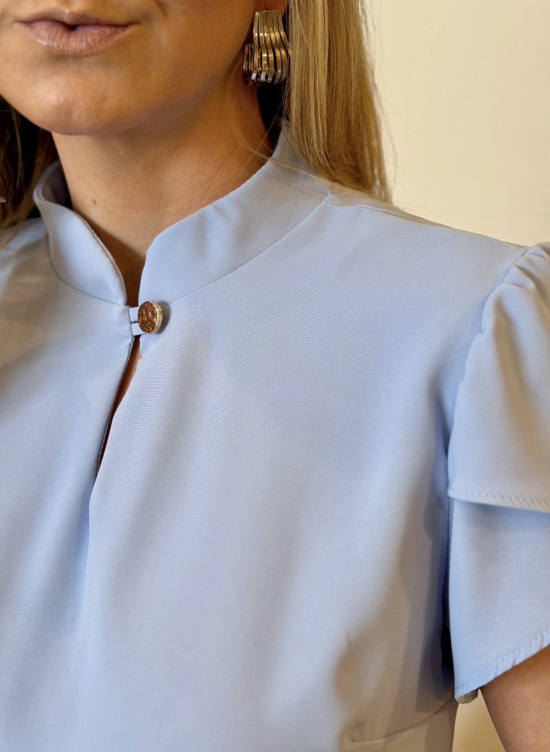 Blusa Detalhe Manga Bel