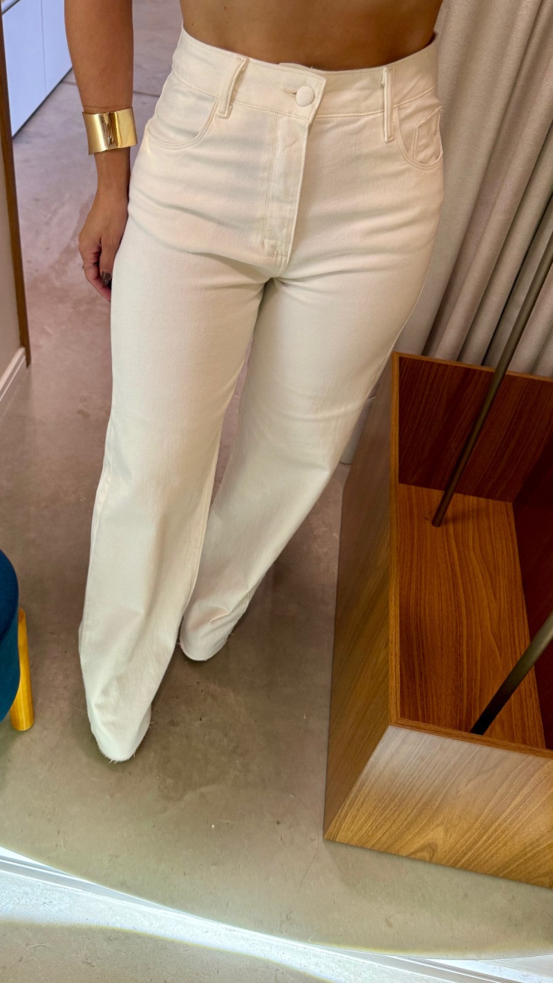 Calça Jeans Wide Leg Jade