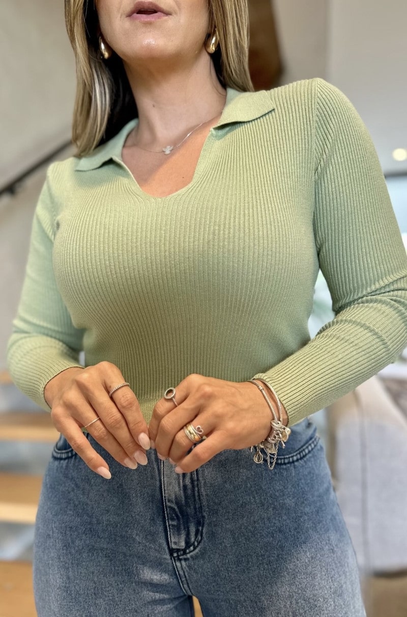 Blusa Manga Longa Modal Bela