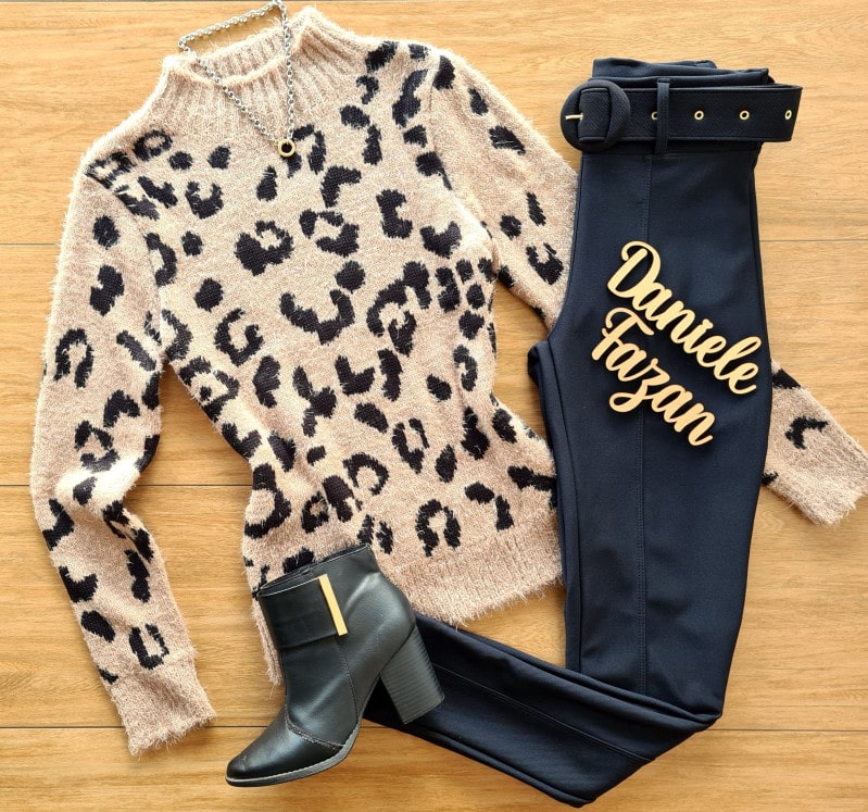 Tricot Animal Print 