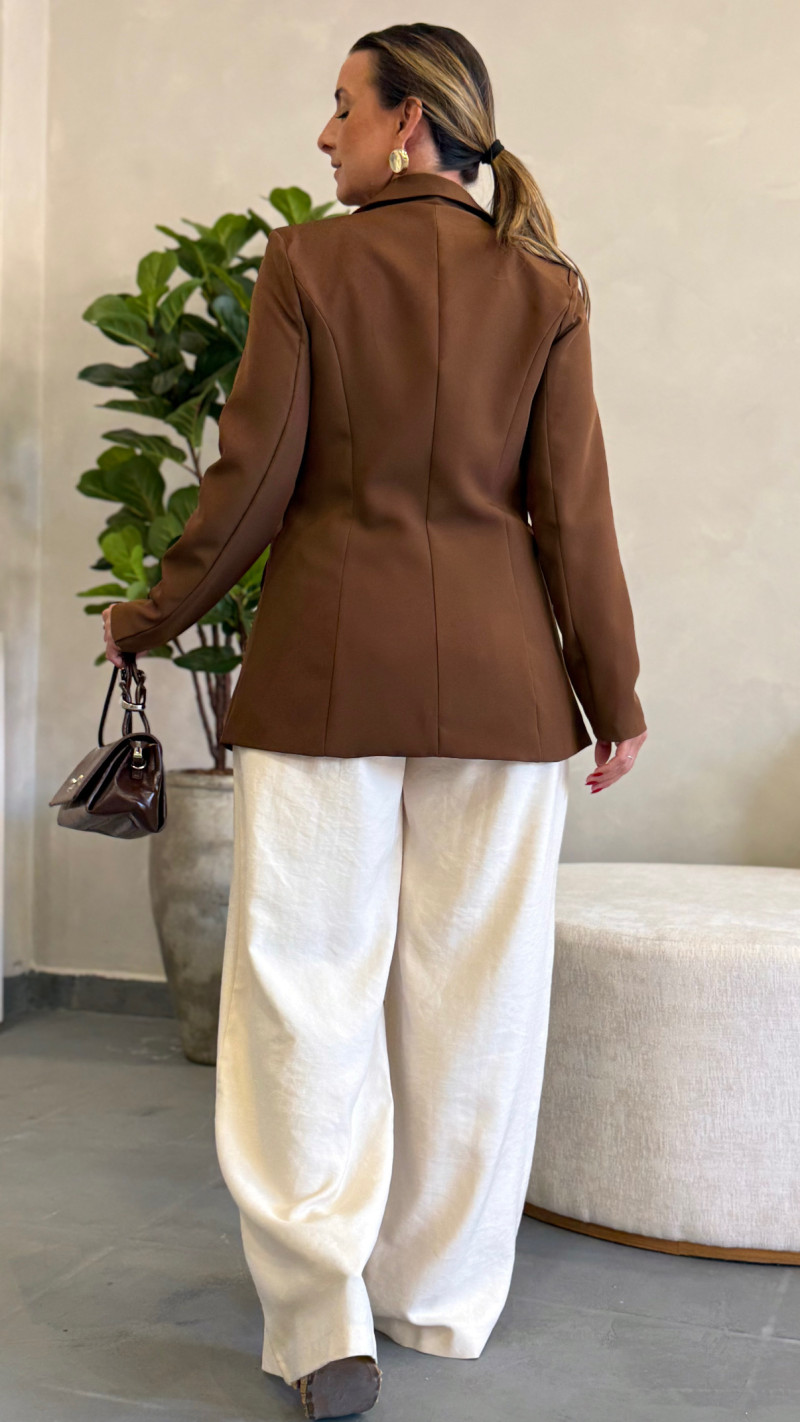 Blazer Alfaiataria Com Ombreira Amanda