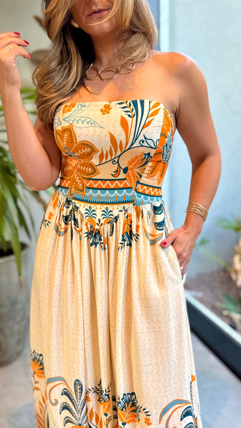 Vestido Midi Tomara Que Caia Tati