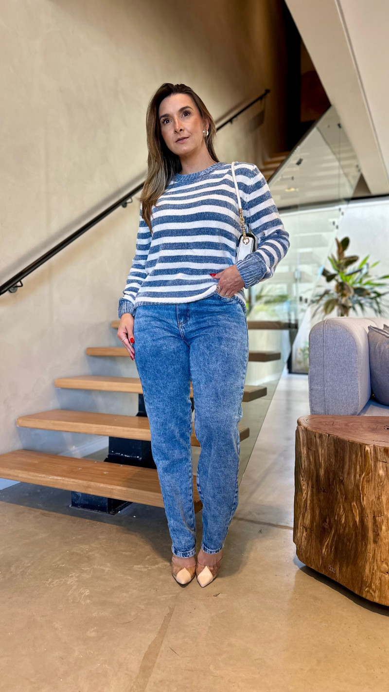 Calça Jeans Mom Lais