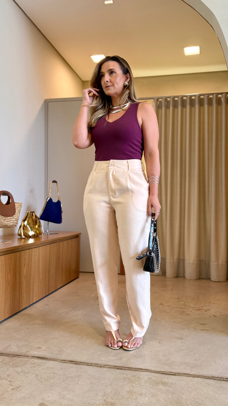 Blusa Canelada Fiorela