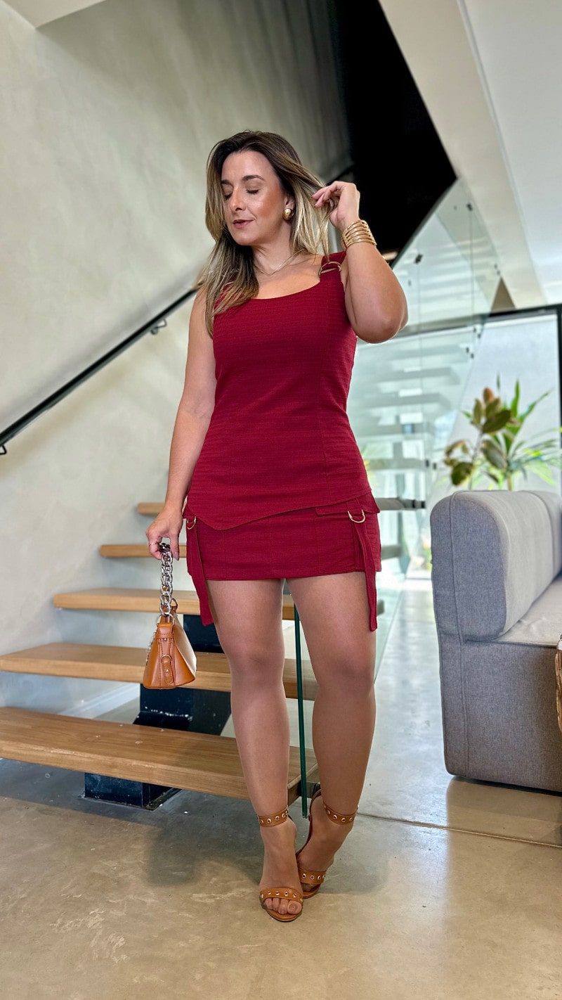 Conjunto Blusa E Shortsaia Mari