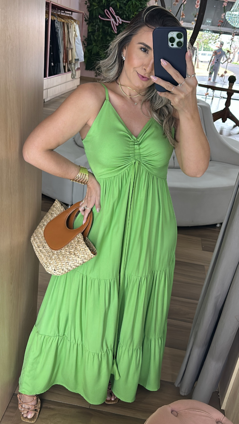 Vestido Longo Alcinha Suelen