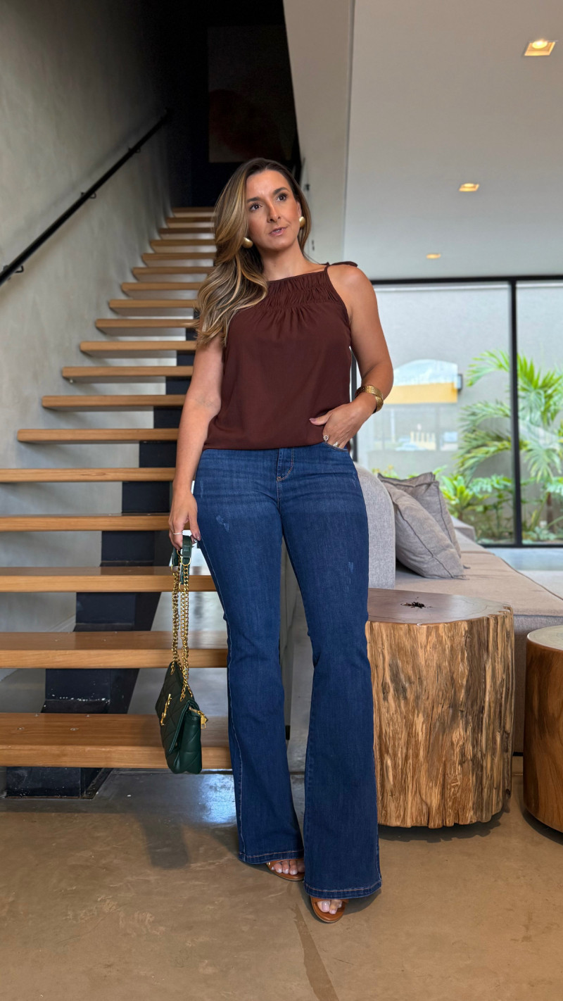 Calça Jeans Flare Elena