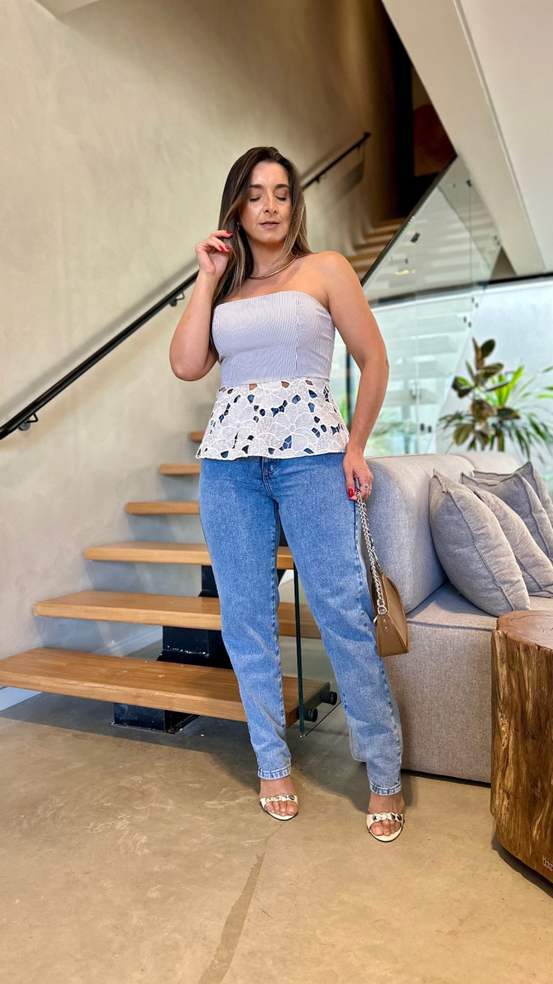 Calça Jeans Skinny Flay