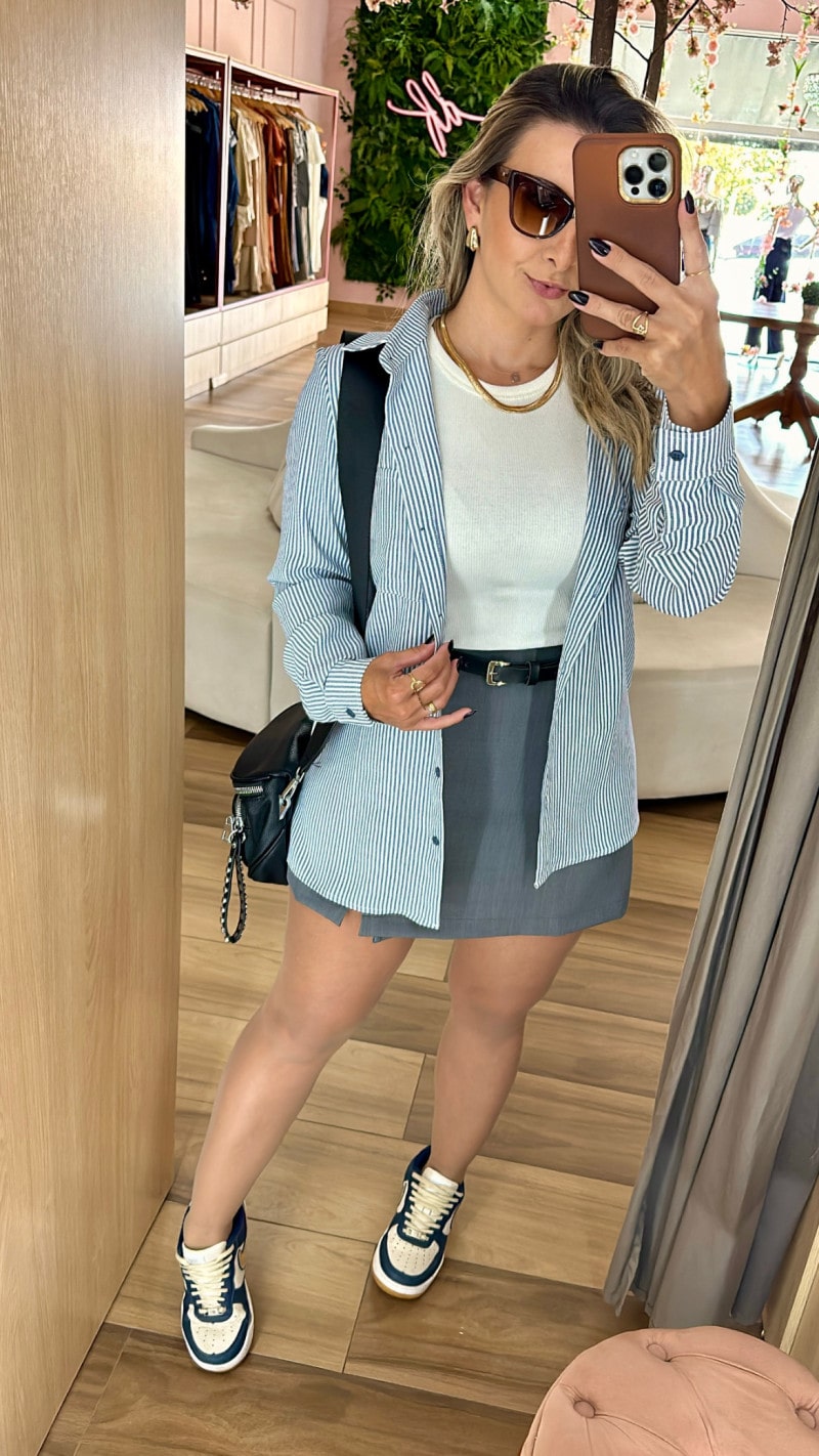Camisa Listrada Serena