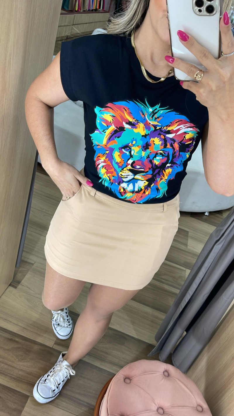 Tee Muscle Felina Tshirts Blusas Daniele Fazan