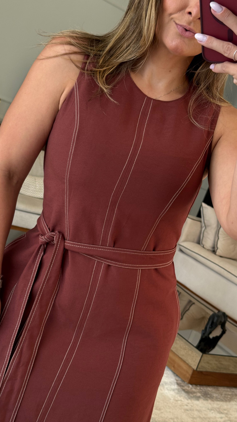 Vestido Midi Regata Lili