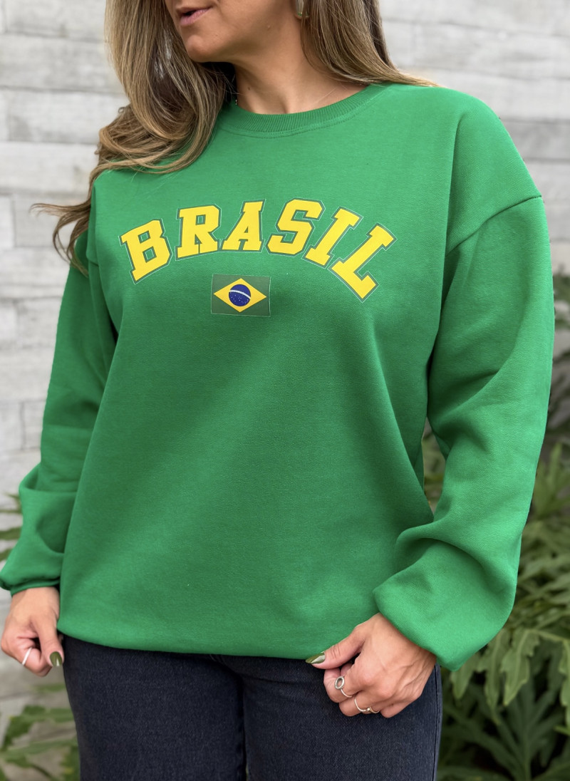 Blusa Moletom Brasil