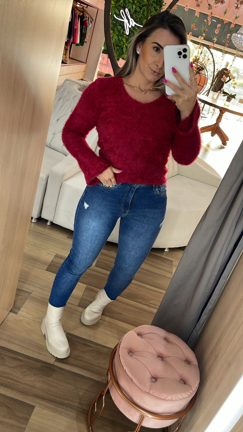 Cropped Pelinhos