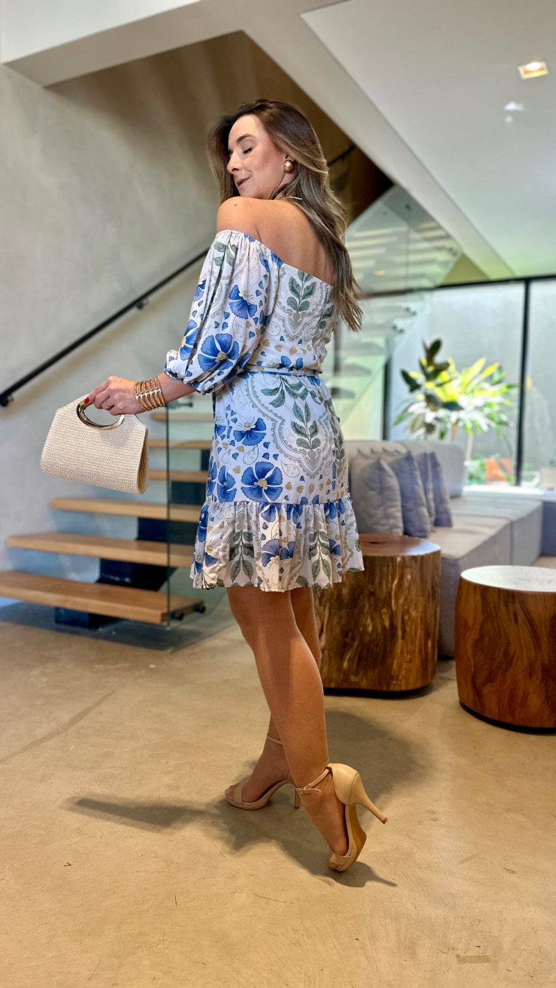 Vestido Ombro Á Ombro Gabi
